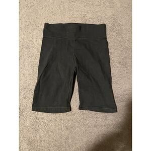 GAP Kids Shorts Girls L Black Bike Shorts Cotton Stretch Activewear Casual